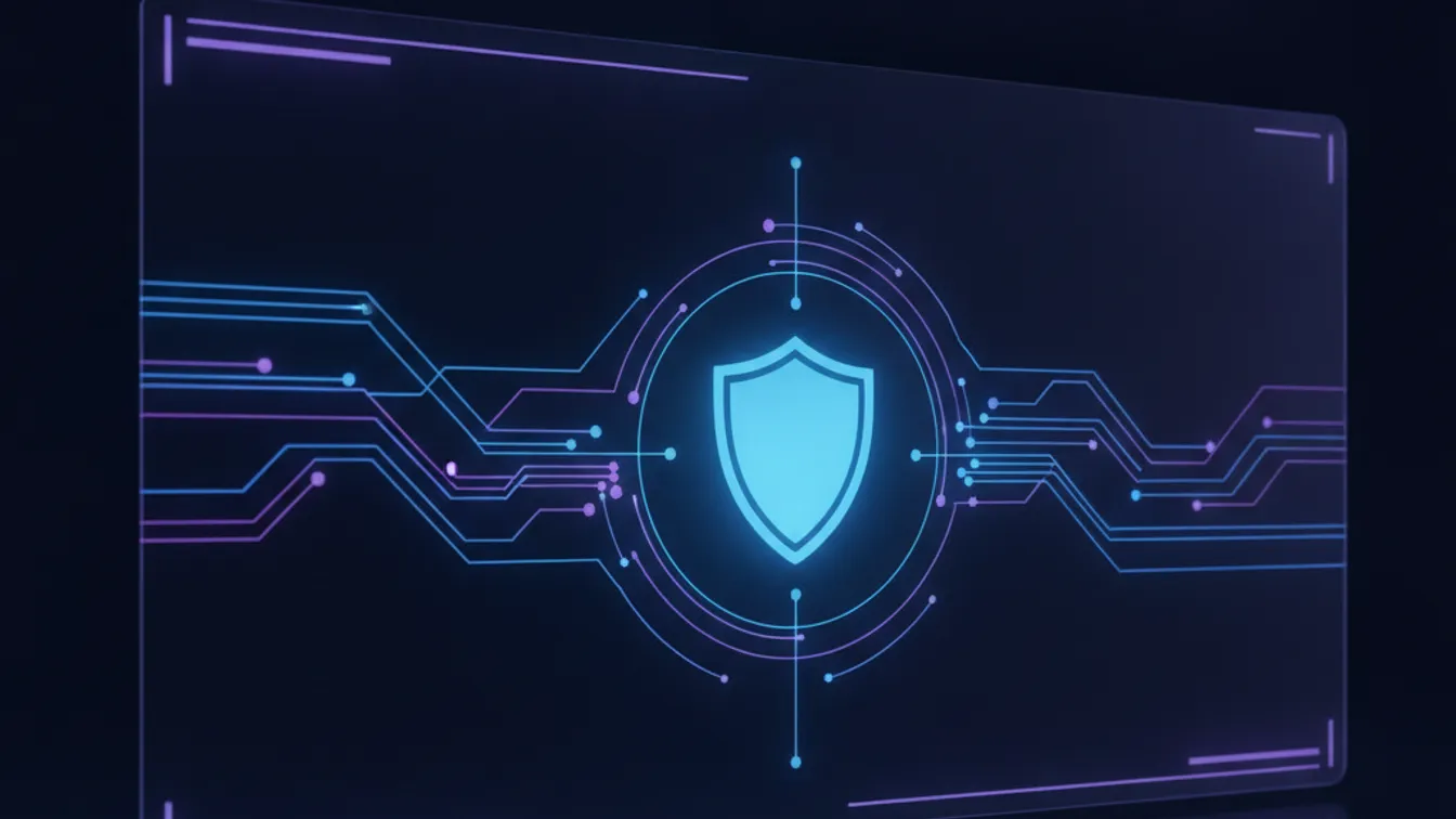 Digital security shield protecting a SaaS application with network nodes and encrypted data streams