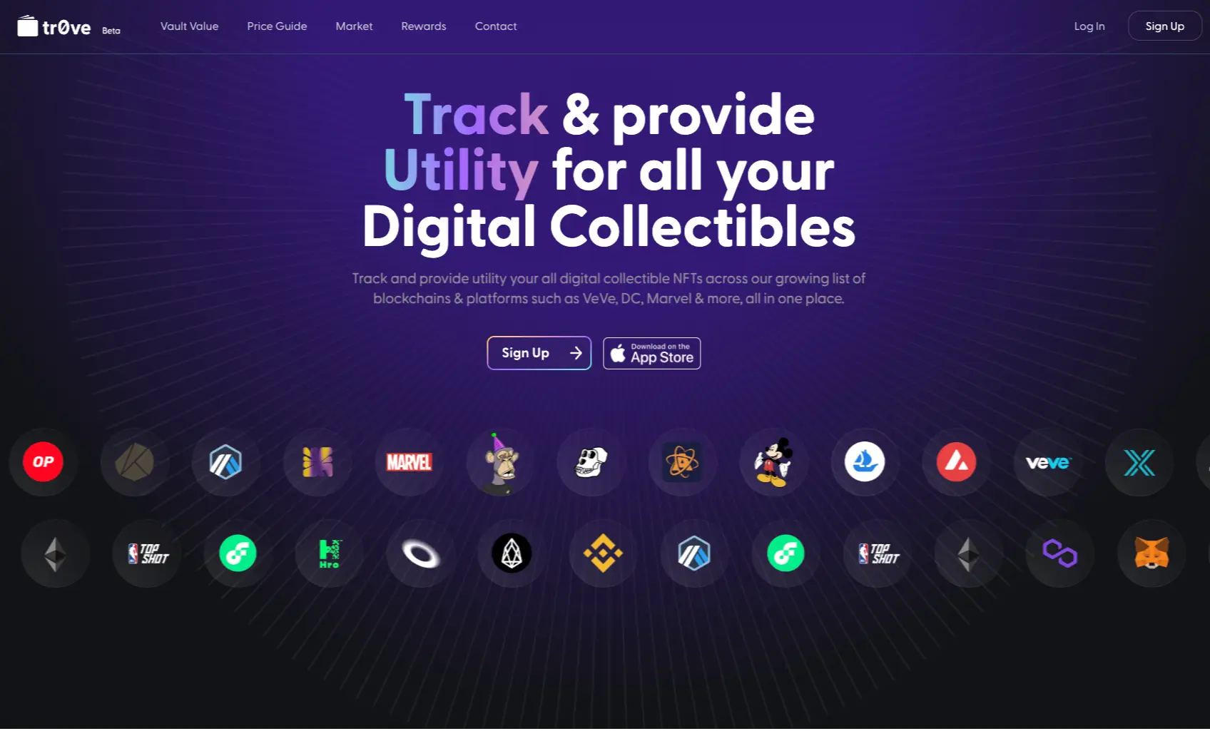 Trove — Digital Collectibles Utility Platform